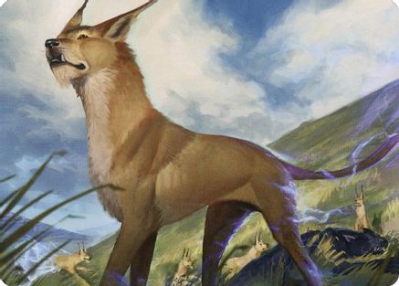 Blink Dog Art Card (ASAFR-020) [Art Series: Adventures in the Forgotten Realms]