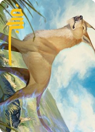 Blink Dog Art Card (Gold-Stamped Signature) (ASAFR-020) [Art Series: Adventures in the Forgotten Realms]