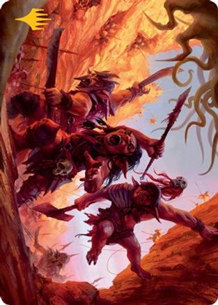 Goblin Art Card (Gold-Stamped) (ASAFR-024) [Art Series: Adventures in the Forgotten Realms]