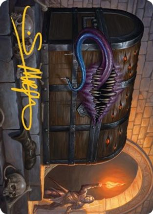 Mimic Art Card (Gold-Stamped Signature) (ASAFR-027) [Art Series: Adventures in the Forgotten Realms]