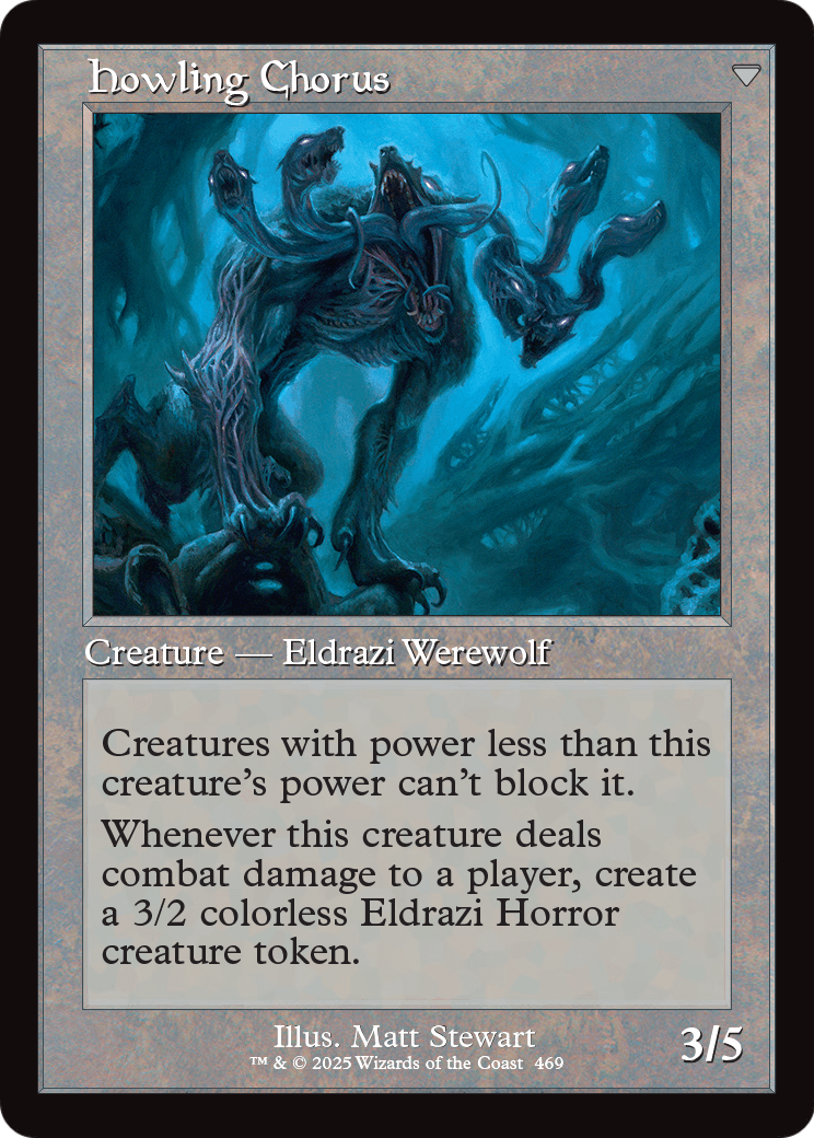 Shrill Howler (Retro Frame) (INR-469) [Innistrad Remastered] Foil