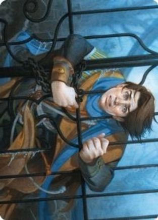 Locked in the Cemetery Art Card (ASMID-026) [Art Series: Innistrad: Midnight Hunt]