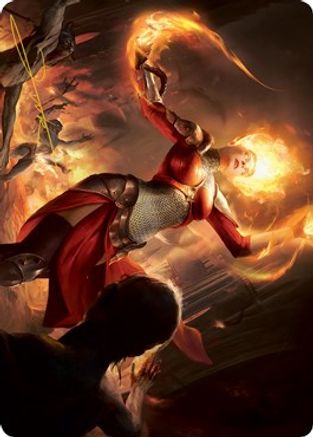 Light Up the Night Art Card (Gold-Stamped Signature) (ASMID-043) [Art Series: Innistrad: Midnight Hunt]