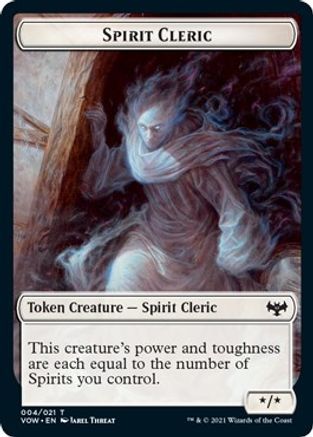 Spirit Cleric Token (VOW-004) [Innistrad: Crimson Vow]