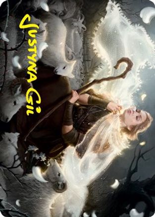 Ancestor's Embrace Art Card (Gold-Stamped Signature) (ASVOW-004) [Art Series: Innistrad: Crimson Vow]