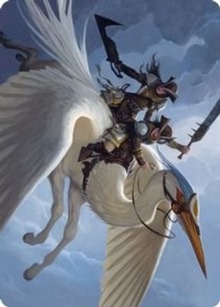 Gryffwing Cavalry Art Card (ASVOW-011) [Art Series: Innistrad: Crimson Vow]