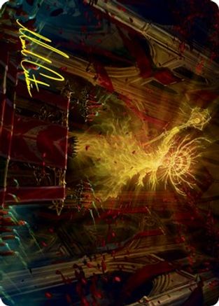 Katilda, Dawnhart Martyr Art Card (Gold-Stamped Signature) (ASVOW-014) [Art Series: Innistrad: Crimson Vow]