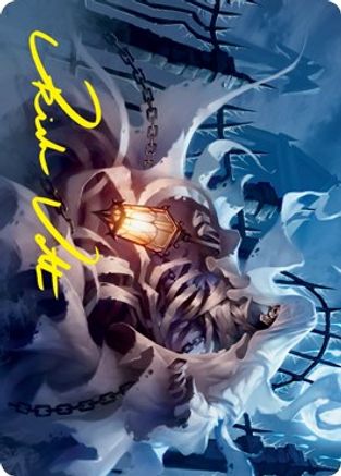Cemetery Illuminator Art Card (Gold-Stamped Signature) (ASVOW-021) [Art Series: Innistrad: Crimson Vow]