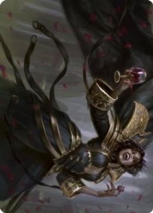 Bloodcrazed Socialite Art Card (ASVOW-028) [Art Series: Innistrad: Crimson Vow]
