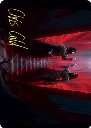 Vampires' Vengeance Art Card (Gold-Stamped Signature) (ASVOW-049) [Art Series: Innistrad: Crimson Vow]