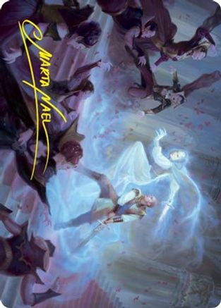 Dorothea's Retribution Art Card (Gold-Stamped Signature) (ASVOW-058) [Art Series: Innistrad: Crimson Vow]