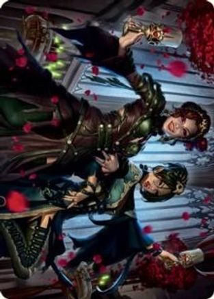 Falkenrath Celebrants (73/81) Art Card (ASVOW-073) [Art Series: Innistrad: Crimson Vow]