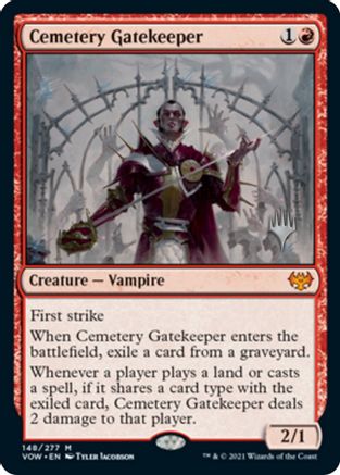 Cemetery Gatekeeper (PPDFT-148) [Promo Pack: Aetherdrift] Foil