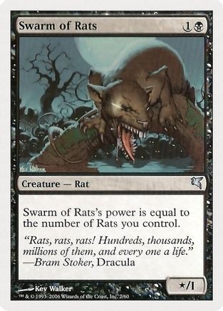 Swarm of Rats (PSAL-002) [Magic Encyclopedia 2005 (Salvat/Hachette)]