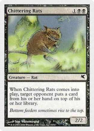 Chittering Rats (PSAL-019) [Magic Encyclopedia 2005 (Salvat/Hachette)]