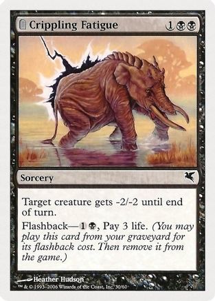 Crippling Fatigue (PSAL-030) [Magic Encyclopedia 2005 (Salvat/Hachette)]