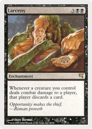 Larceny (PSAL-049) [Magic Encyclopedia 2005 (Salvat/Hachette)]