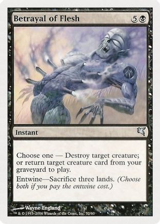Betrayal of Flesh (PSAL-052) [Magic Encyclopedia 2005 (Salvat/Hachette)]