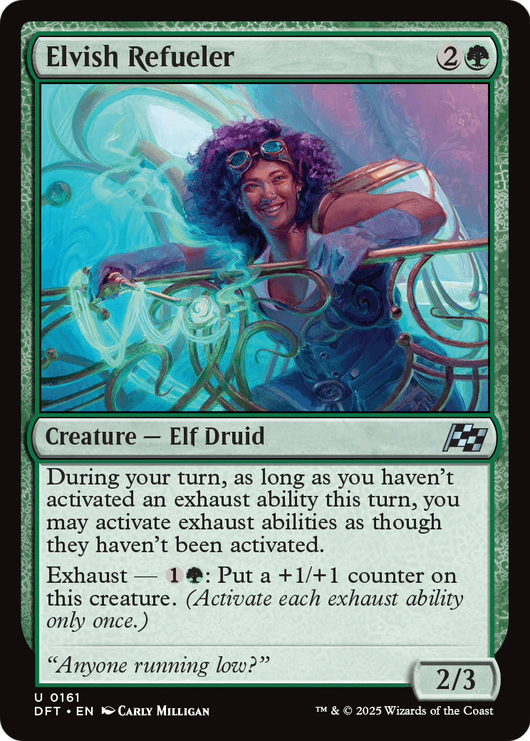 Elvish Refueler (DFT-161) [Aetherdrift]