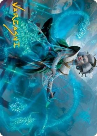 Bearer of Memory Art Card (Gold-Stamped Signature) (ASNEO-001) [Art Series: Kamigawa: Neon Dynasty]
