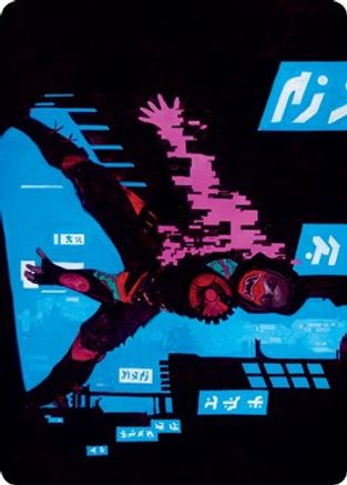 Return to Action Art Card (ASNEO-012) [Art Series: Kamigawa: Neon Dynasty]
