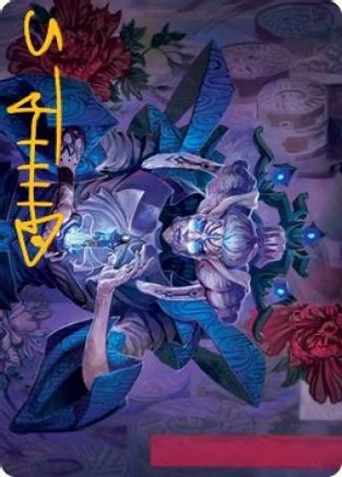 Tameshi, Reality Architect Art Card (36/81) (Gold-Stamped Signature) (ASNEO-036) [Art Series: Kamigawa: Neon Dynasty]