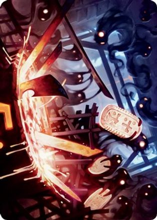 Smoke Spirits' Aid Art Card (ASNEO-041) [Art Series: Kamigawa: Neon Dynasty]