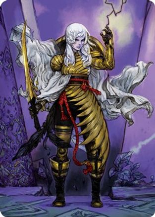 The Wandering Emperor Art Card (49/81) (ASNEO-049) [Art Series: Kamigawa: Neon Dynasty]
