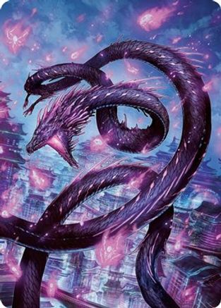 Junji, the Midnight Sky Art Card (58/81) (ASNEO-058) [Art Series: Kamigawa: Neon Dynasty]