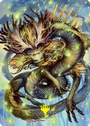 Kura, the Boundless Sky Art Card (Gold-Stamped Signature) (ASNEO-066) [Art Series: Kamigawa: Neon Dynasty]