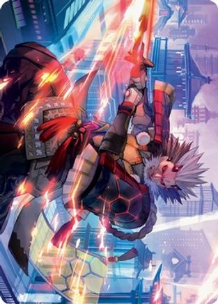 Isshin, Two Heavens as One Art Card (69/81) (ASNEO-069) [Art Series: Kamigawa: Neon Dynasty]