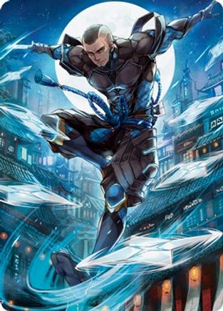 Kaito Shizuki Art Card (70/81) (ASNEO-070) [Art Series: Kamigawa: Neon Dynasty]