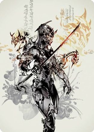 Satoru Umezawa Art Card (73/81) (ASNEO-073) [Art Series: Kamigawa: Neon Dynasty]