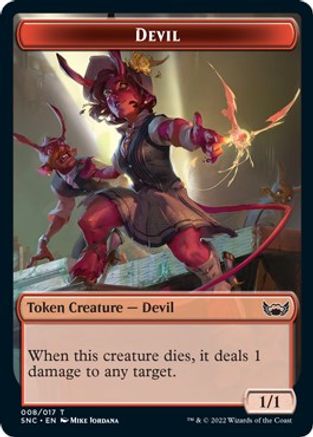 Devil Token (SNC-008) [Streets of New Capenna]