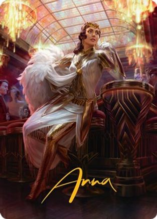 Elspeth Resplendent Art Card (3/81) (Gold-Stamped Signature) (ASSNC-003) [Art Series: Streets of New Capenna]