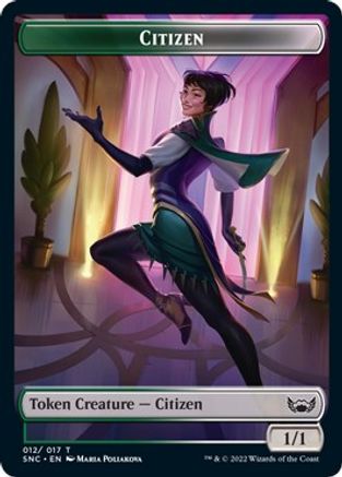 Citizen Token (SNC-012) [Streets of New Capenna]