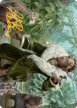Rumor Gatherer Art Card (Gold-Stamped Signature) (ASSNC-007) [Art Series: Streets of New Capenna]