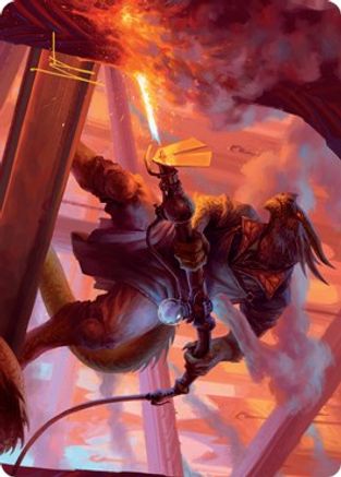 Plasma Jockey Art Card (Gold-Stamped Signature) (ASSNC-019) [Art Series: Streets of New Capenna]