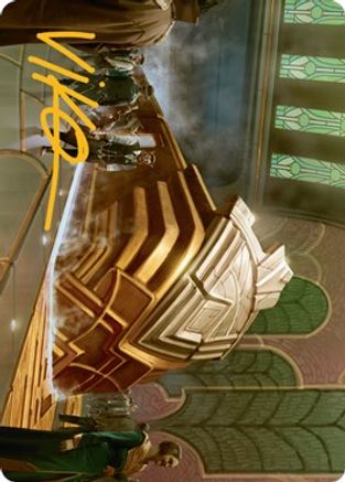 Capenna Express Art Card (Gold-Stamped Signature) (ASSNC-020) [Art Series: Streets of New Capenna]