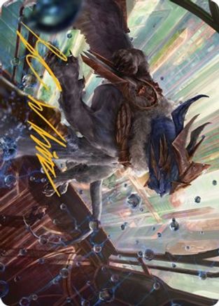 Change of Plans Art Card (Gold-Stamped Signature) (ASSNC-052) [Art Series: Streets of New Capenna]