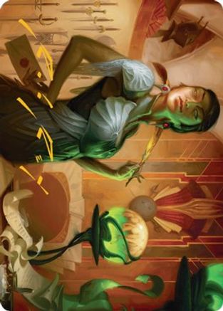 Mari, the Killing Quill Art Card (Gold-Stamped Signature) (ASSNC-057) [Art Series: Streets of New Capenna]