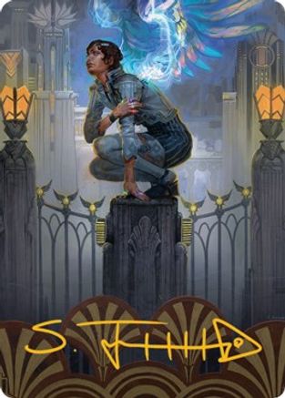 Giada, Font of Hope Art Card (65/81) (Gold-Stamped Signature) (ASSNC-065) [Art Series: Streets of New Capenna]