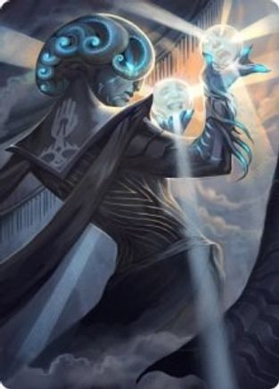 Queza, Augur of Agonies Art Card (ASSNC-075) [Art Series: Streets of New Capenna]
