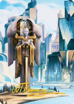 Island Art Card (Gold-Stamped Signature) (ASSNC-078) [Art Series: Streets of New Capenna]