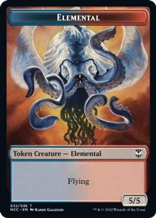 Elemental (032) // Rogue Double-Sided Token (NCC-32 // 7) [Commander: Streets of New Capenna]