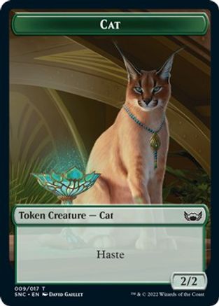 Cat // Dog Double-Sided Token (SNC-9 // 10) [Streets of New Capenna] Foil