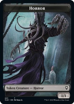 Horror // Eldrazi Horror Double-sided Token [Commander Legends: Battle for Baldur's Gate]