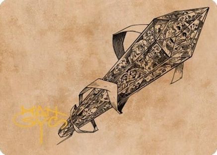 Stonespeaker Crystal Art Card (Gold-Stamped Signature) (ASCLB-081) [Art Series: Commander Legends: Battle for Baldur's Gate]