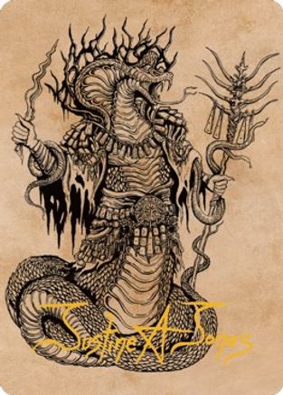 Sivriss, Nightmare Speaker Art Card (51/81) (Gold-Stamped Signature) (ASCLB-051) [Art Series: Commander Legends: Battle for Baldur's Gate]