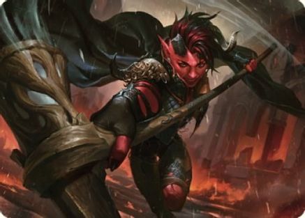 Karlach, Fury of Avernus Art Card (34/81) (ASCLB-034) [Art Series: Commander Legends: Battle for Baldur's Gate]